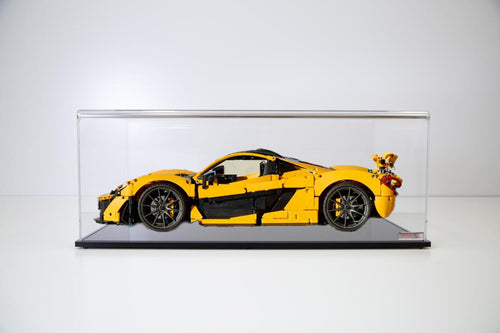 Lego® Vitrine für den Mclaren P1  – auch mit Beleuchtung 66x35x25 cm